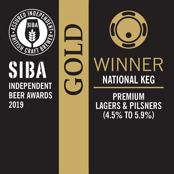 SIBA Independent Beer Awards Gold WInner 2019