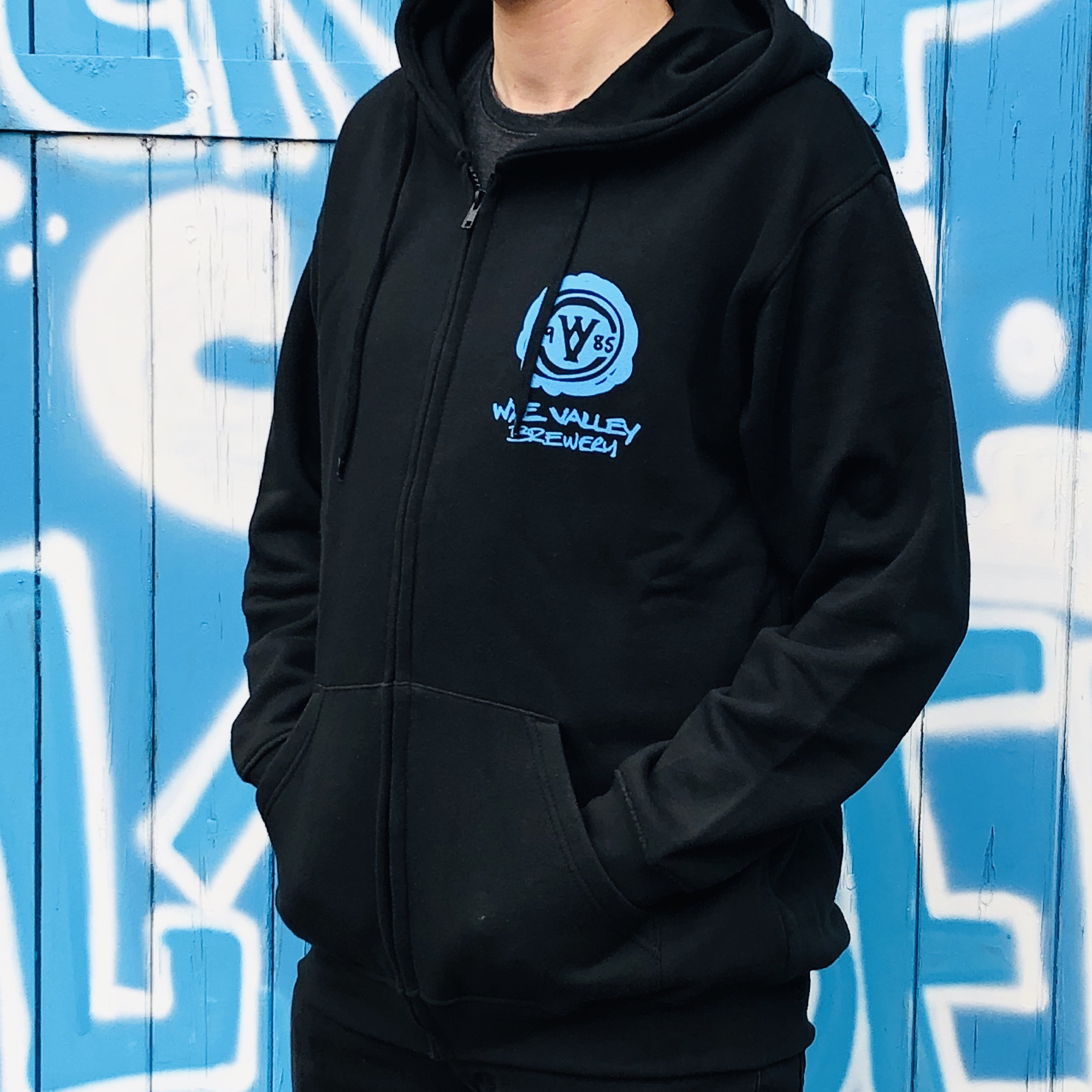 Black blue hoodie sales