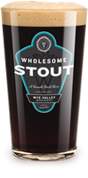 Glass of Wholesome stout