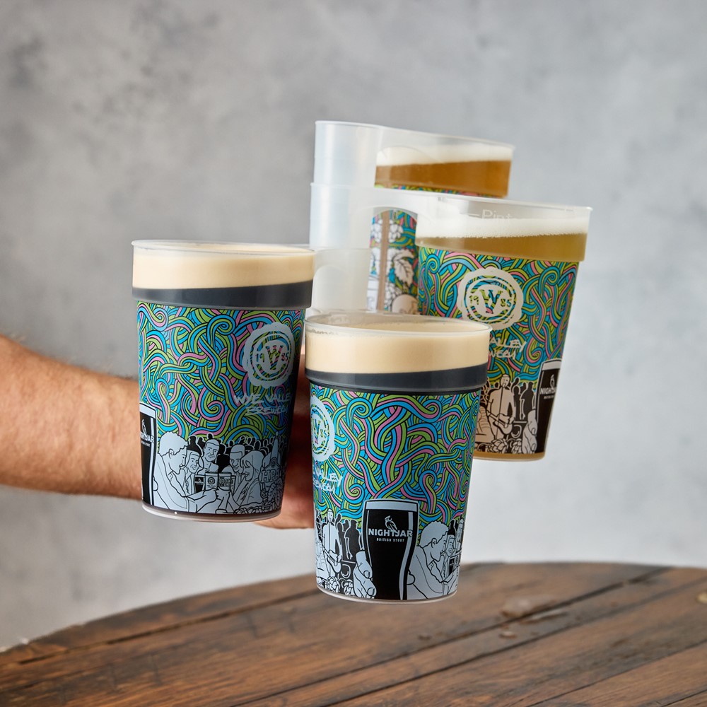Image of 4 x STACKABLE CUPS 
